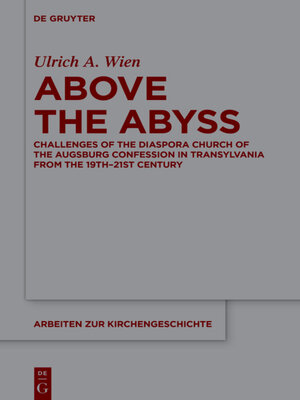 cover image of Above the Abyss